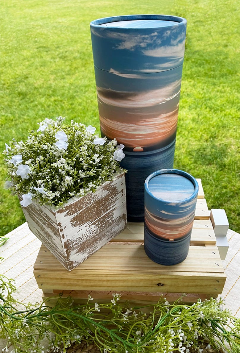 Sunflower Funeral Planning Products on Display